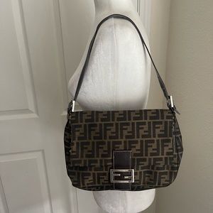 Fendi Zucca print baguette bag